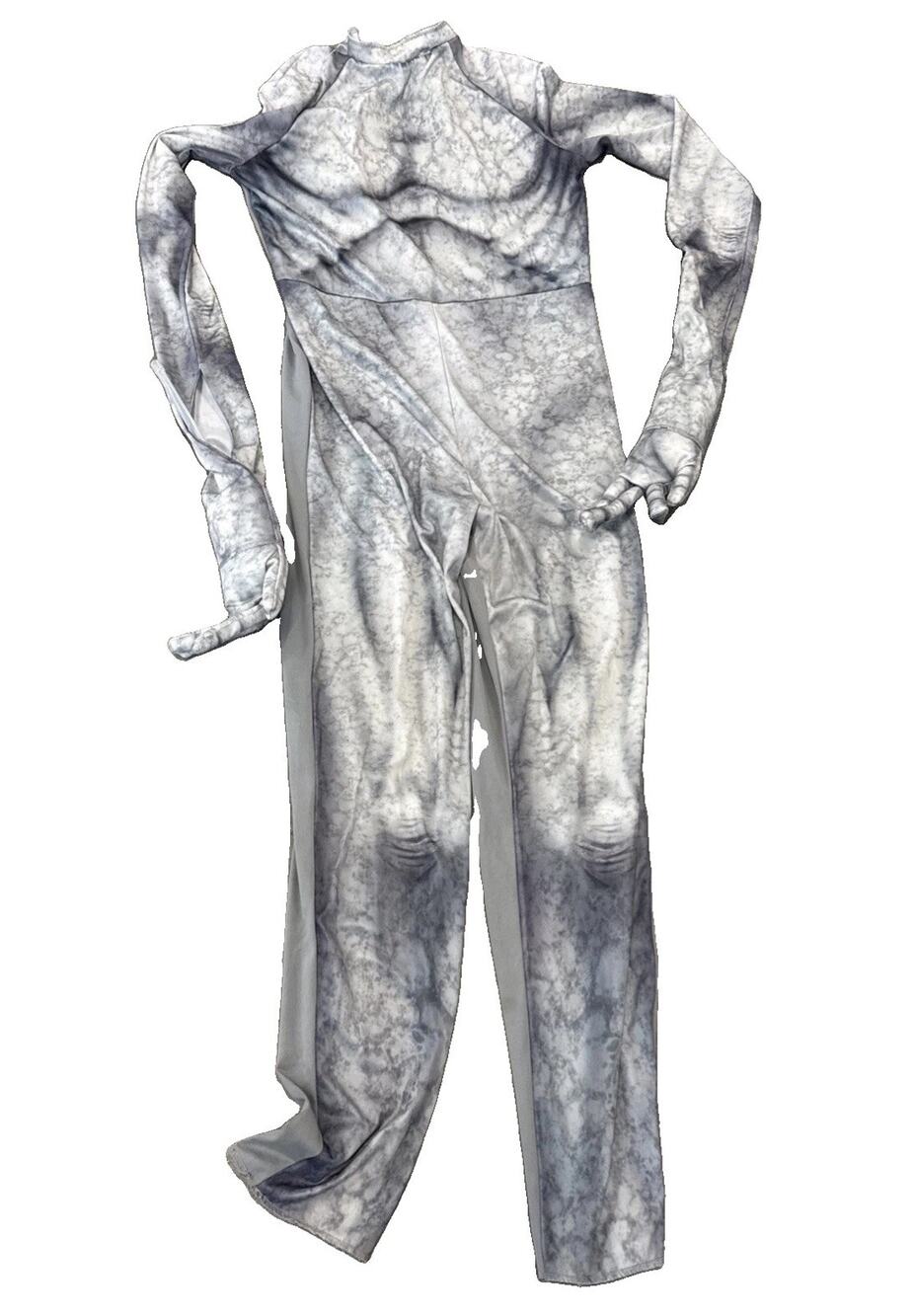 Amscan Long Arm Alien Costume Jumpsuit Boys Kids Large 12-14 Gray (No Mask)